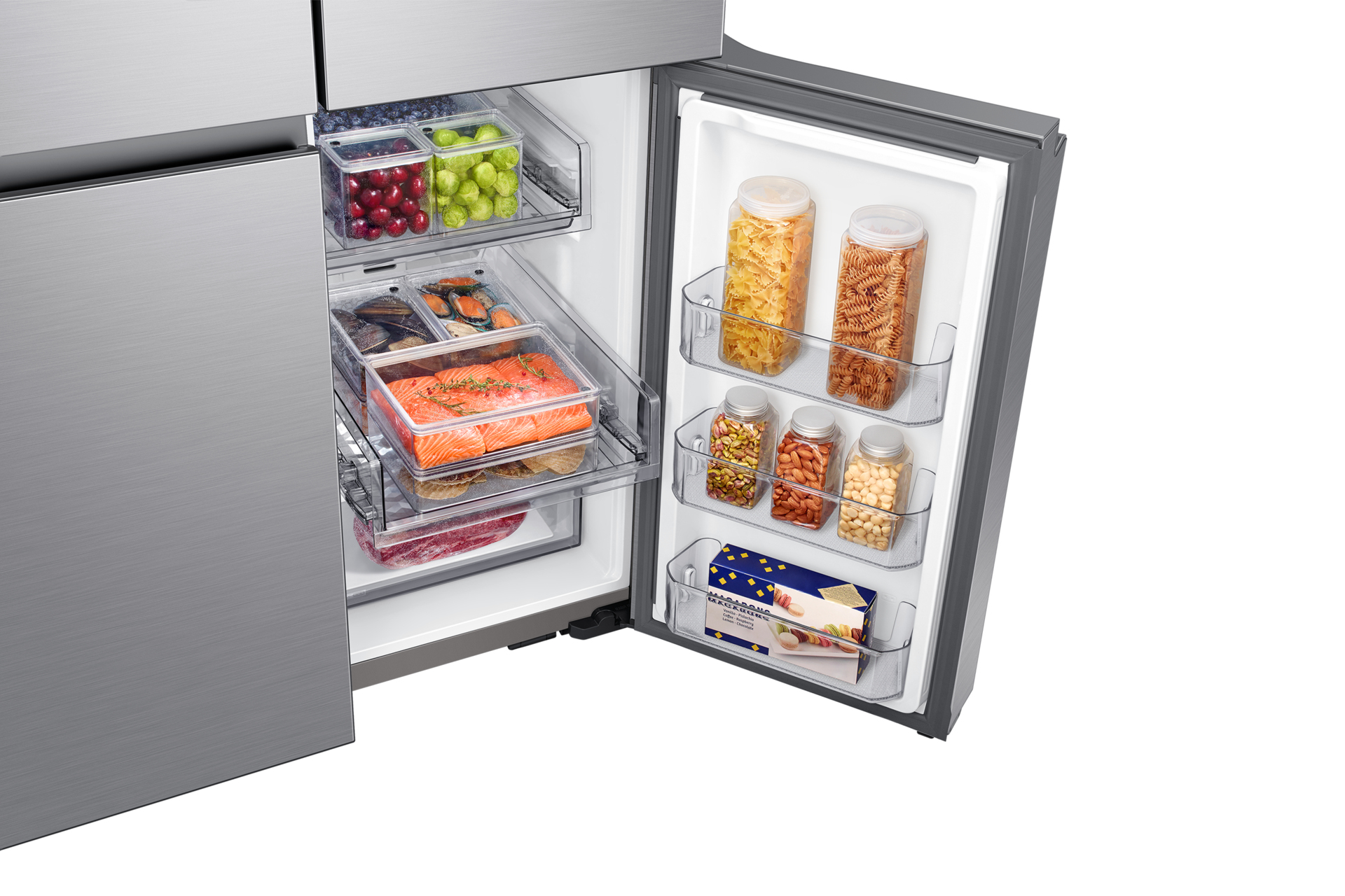 Samsung RF65A90TFSL/EF side-by-side refrigerator Freestanding – image 9