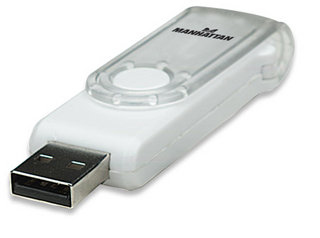 Manhattan 100793 card reader USB 2.0 White – image 3