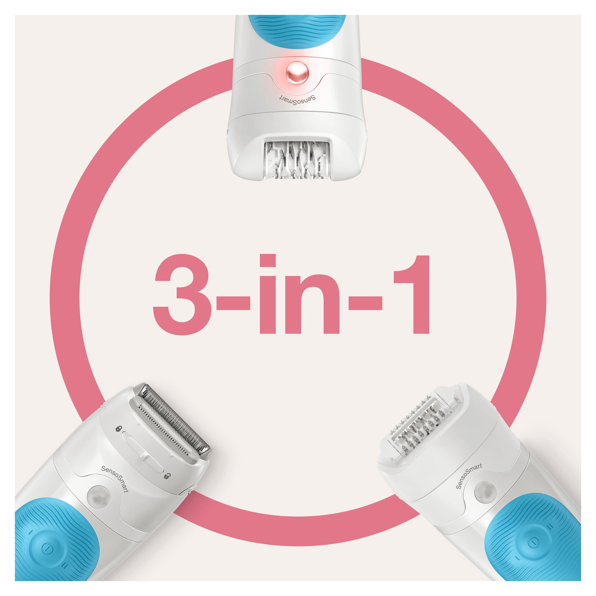 Braun Silk-épil 5 81706331 epilator 28 tweezers White, Turquoise – image 6