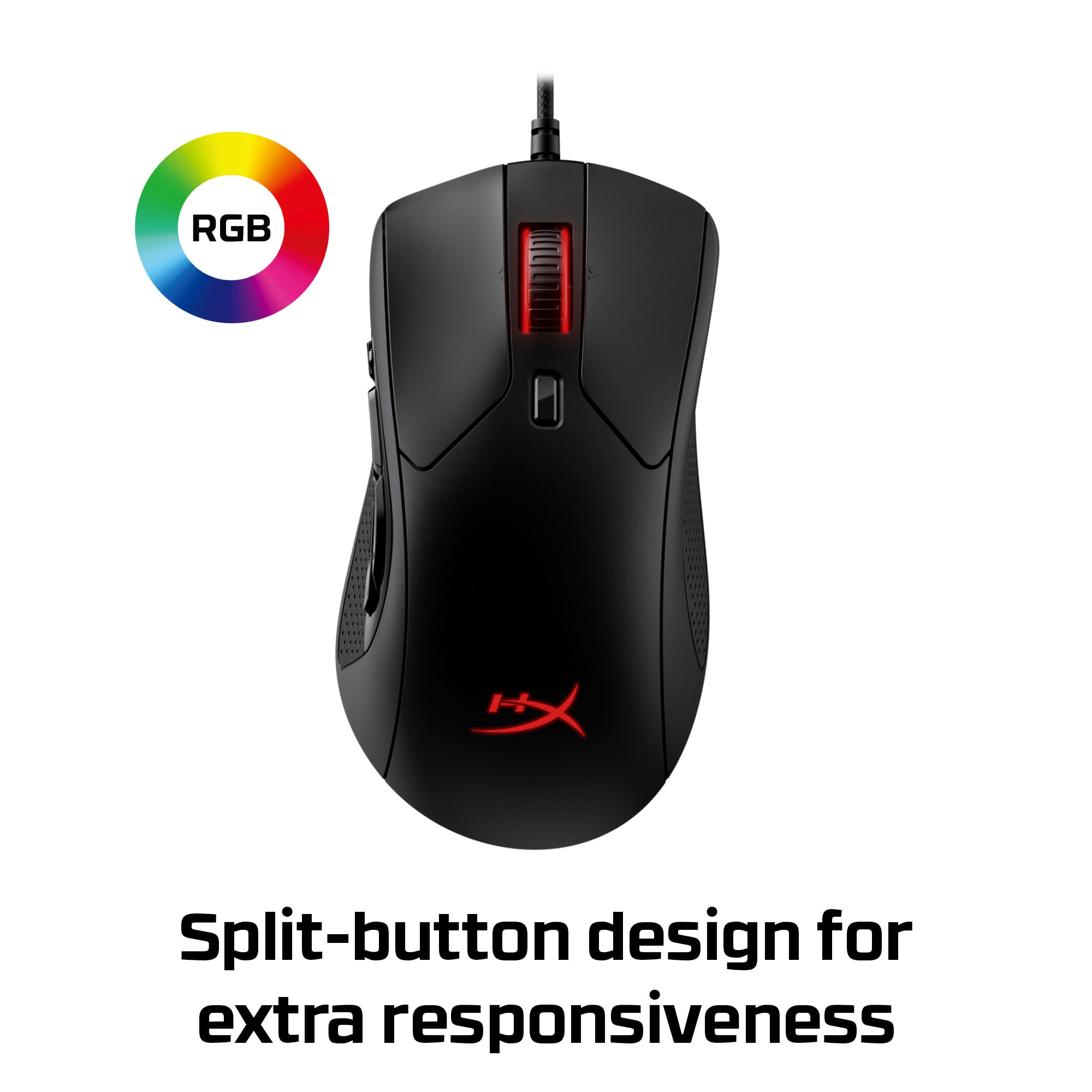 HyperX Pulsefire Raid - Gaming Mouse (Black) – image 9