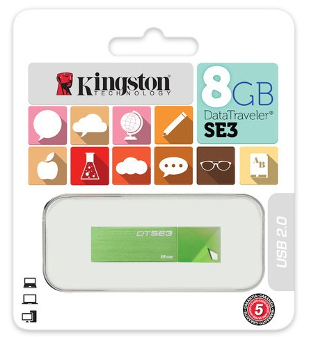Kingston Technology SE3 "Back to School" 8GB