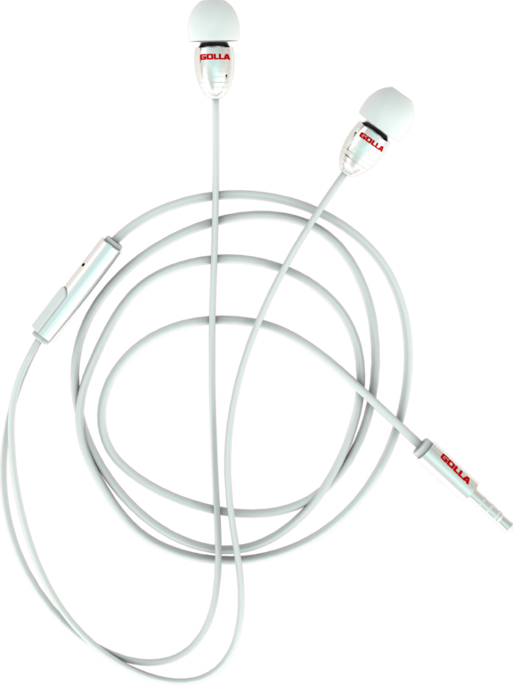 Golla G1520 headphones/headset Wired In-ear White