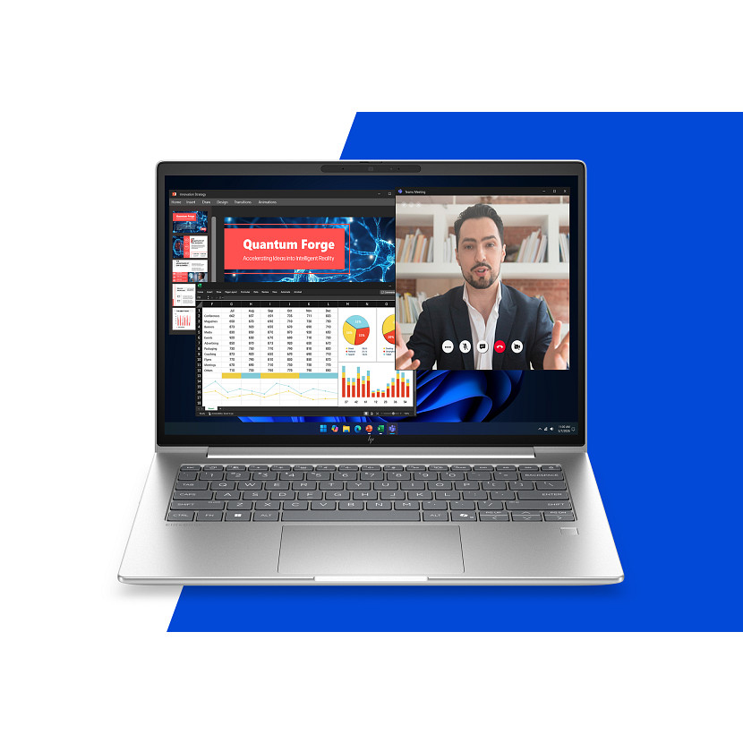 HP EB6G2i14 7 350 14 16GB/512 PC Portugal – Portuguese localization Intel Core 7 Laptop 35.6 cm (14″) WUXGA LPDDR5x-SDRAM 512 GB SSD Wi-Fi 7 (802.11be) Windows 11 Pro AI PC Silver image 19