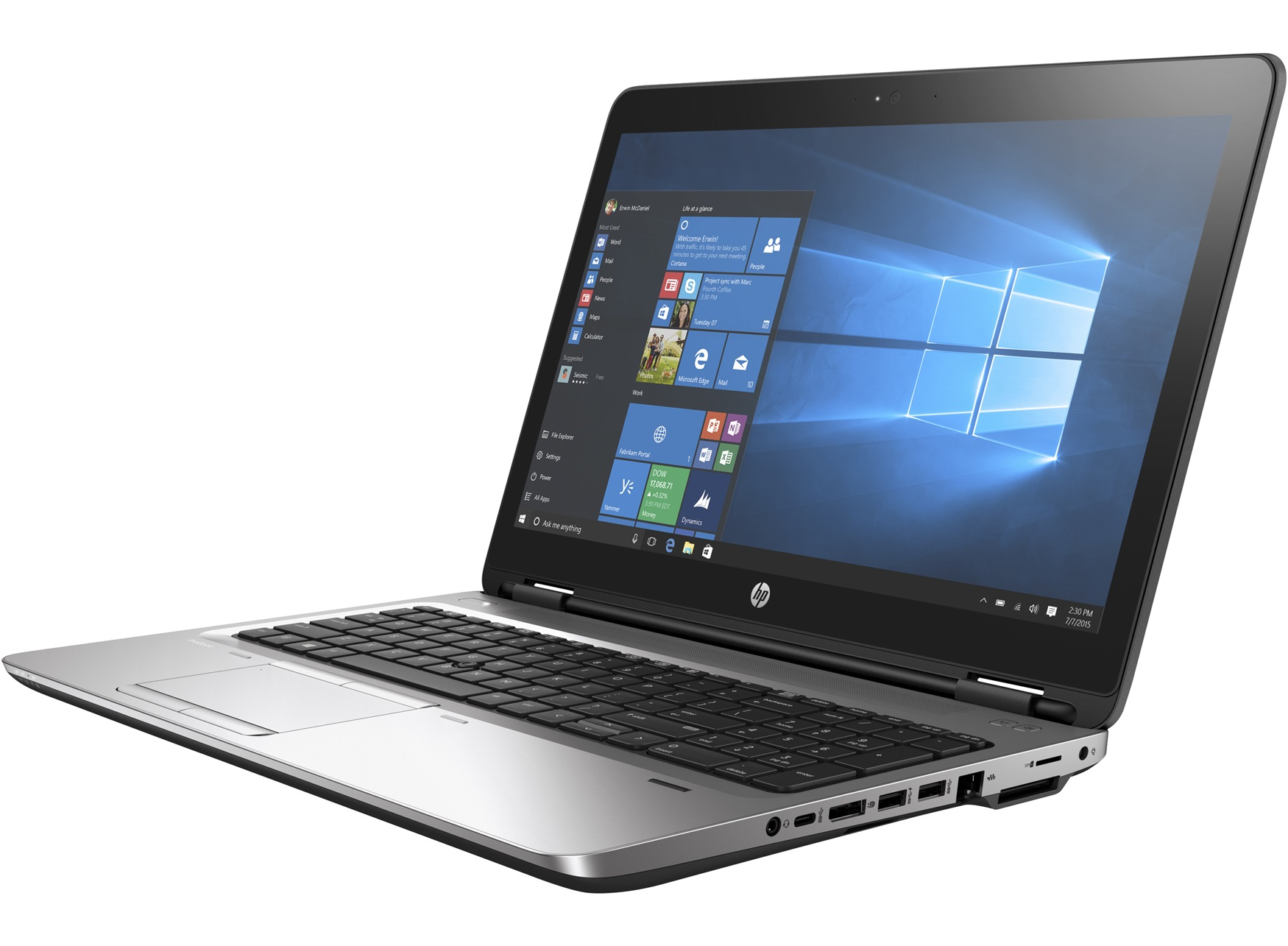 HP 650 G3 + USB-C Universal Dock w/4.5mm Adapter – image 2