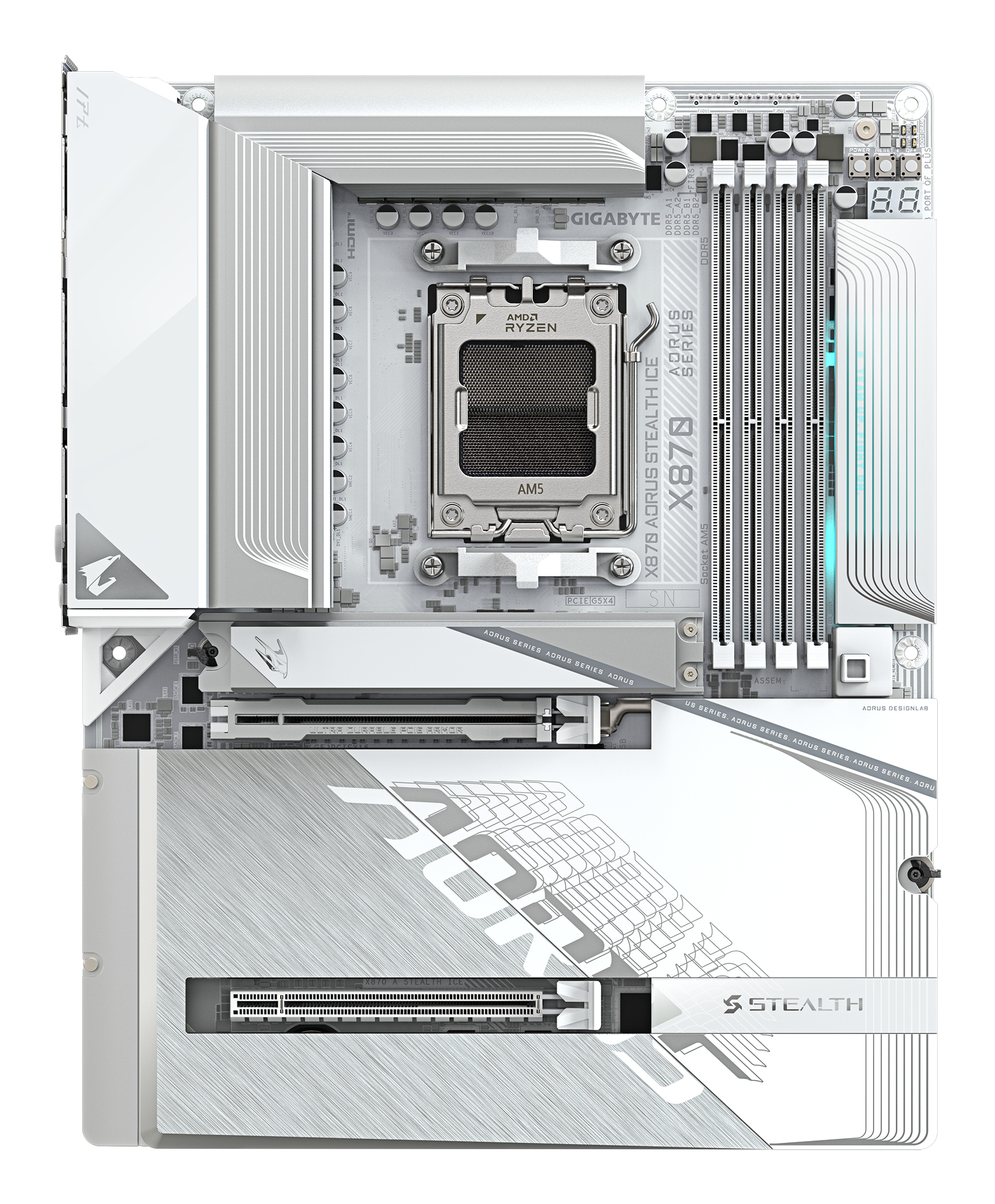 Motherboard X870 AORUS STEALTH ICE
