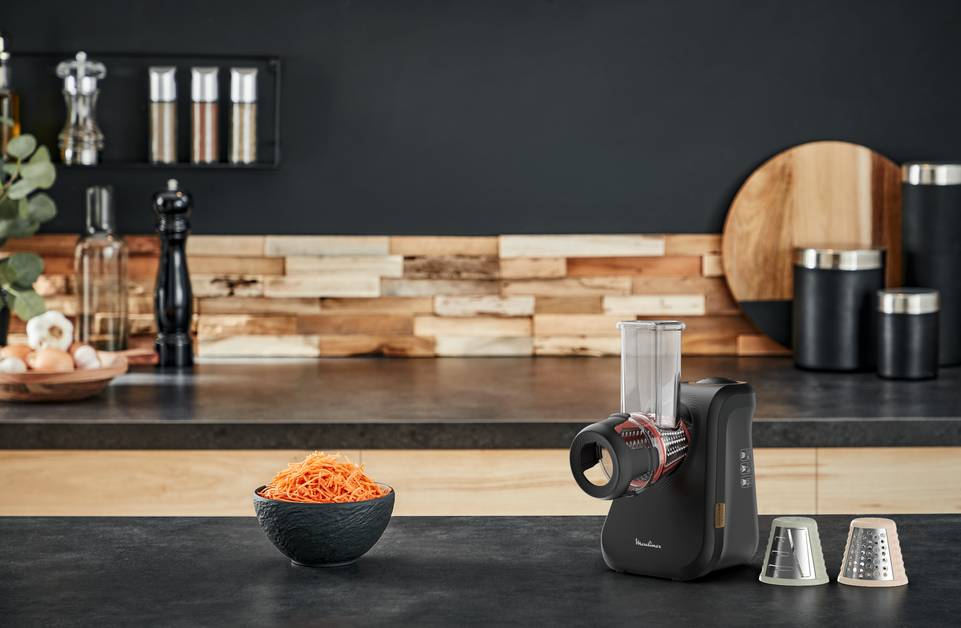 Moulinex DJ77EN10 electric grater/spiralizer Plastic Black – image 3