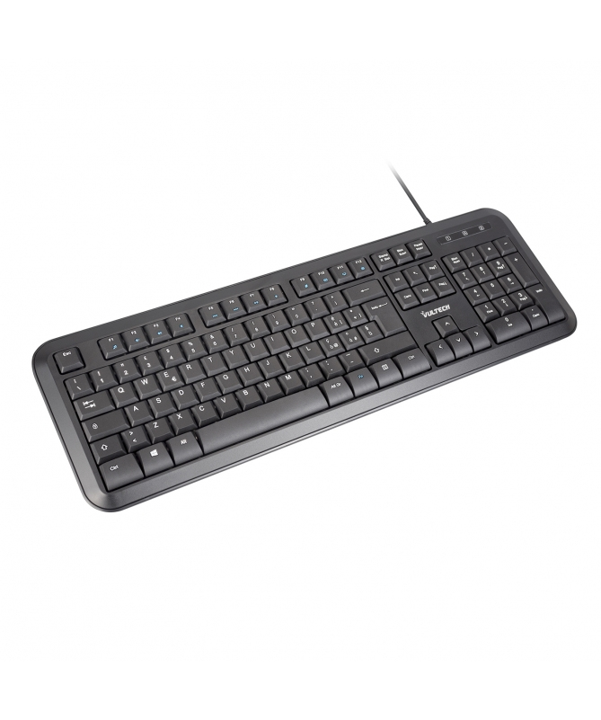 Vultech KEY-618M keyboard Universal USB QWERTY Italian Black – image 2