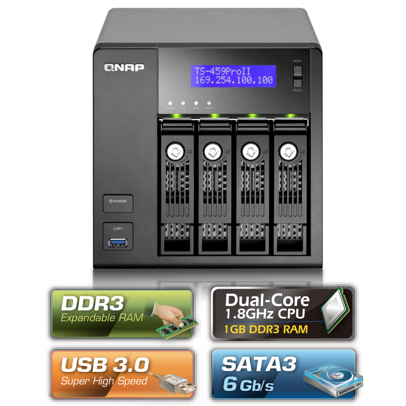 QNAP TS-459 Pro II 4TB – image 8