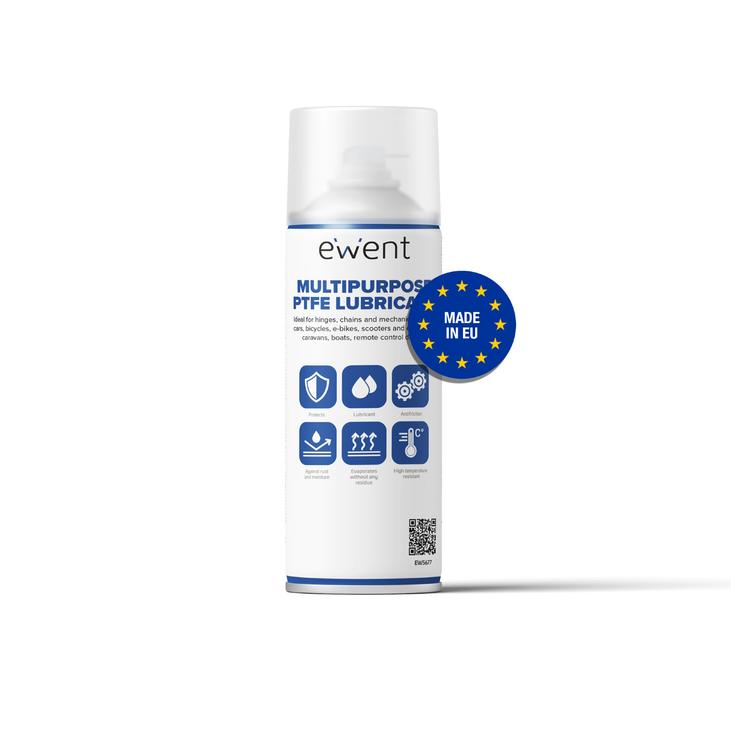 Resim Ewent EW5677 Sürtünme Önleyici Yağlayıcı Sprey, 400ml