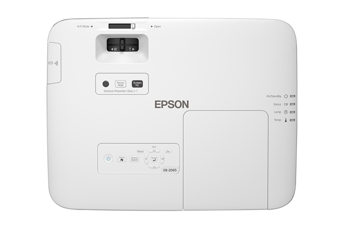 Epson PowerLite 2065 Standard throw projector 5500 ANSI lumens 3LCD XGA (1024x768) White – image 3