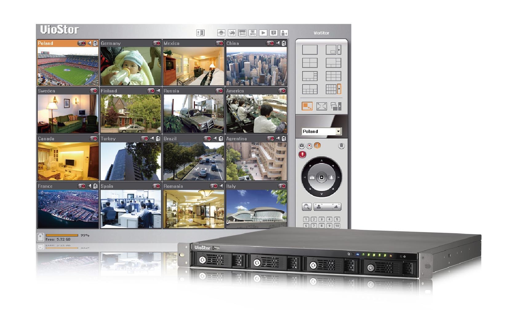QNAP VS-4016U-RP network video recorder – image 1