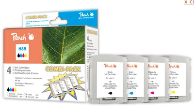 Peach PI300-163 ink cartridge 4 pc(s) Black, Cyan, Magenta, Yellow