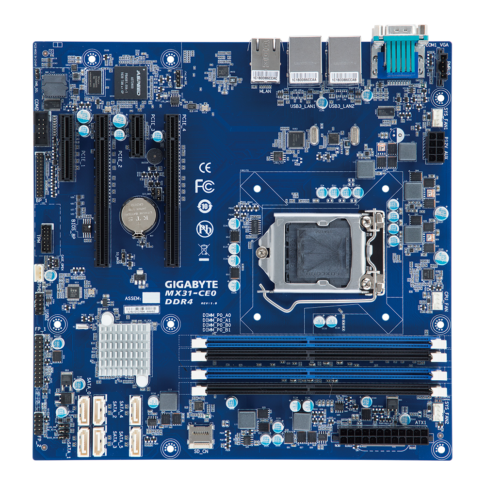 GIGABYTE MX31-CE0 Intel® C232 LGA 1151 (Socket H4) micro ATX – image 4