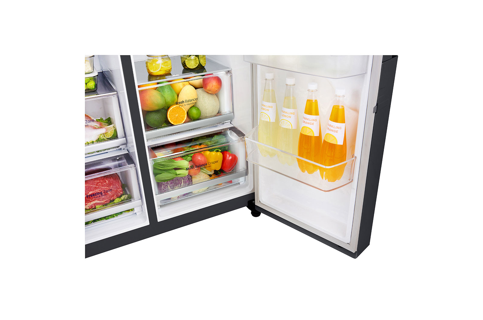 LG GSJ960MCCZ side-by-side refrigerator Freestanding – image 3