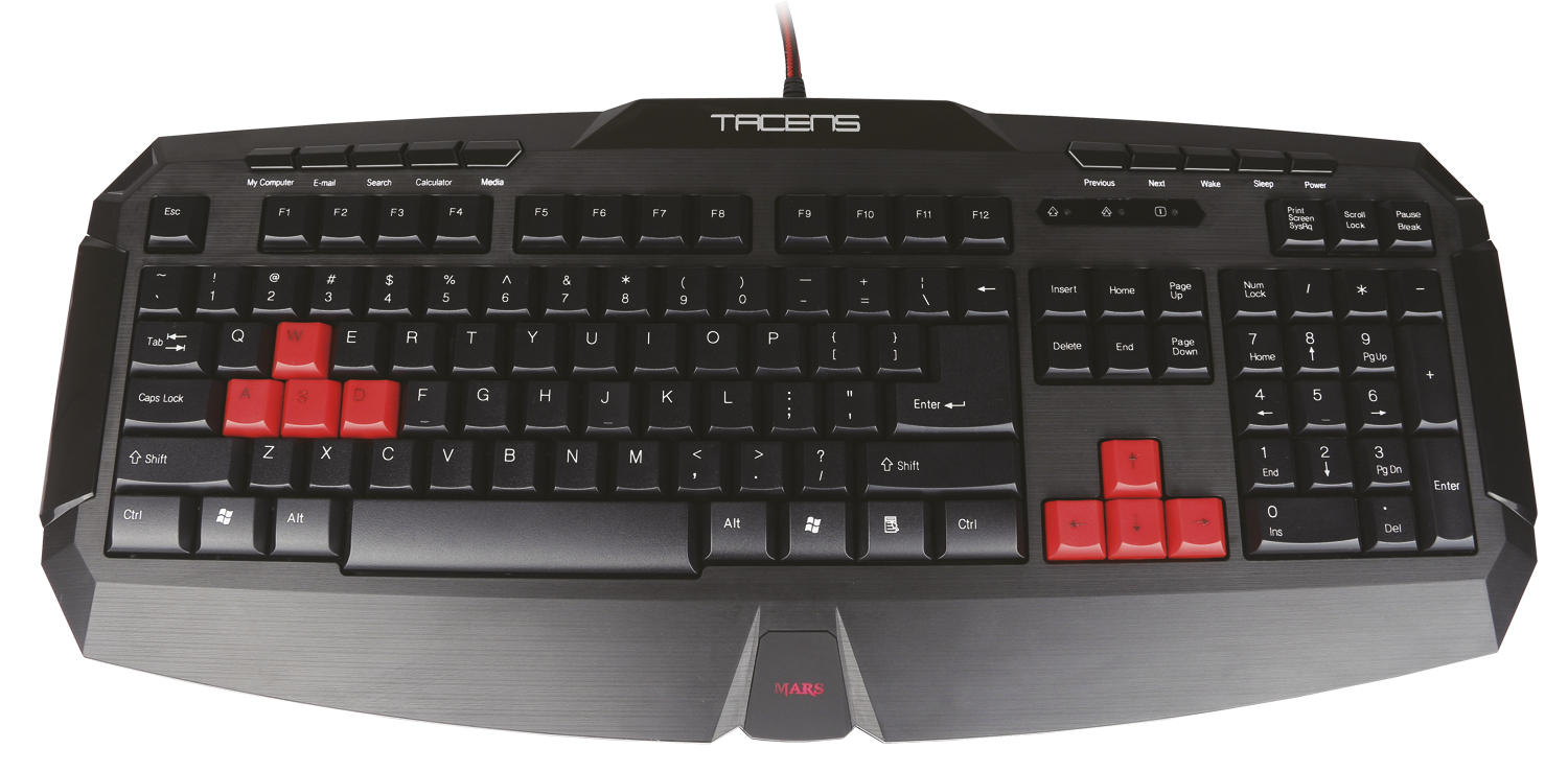 Mars Gaming MK1 keyboard USB Black, Red – image 2