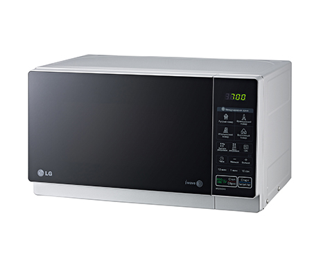 LG MS2043HS microwave Black, Silver Countertop – image 3