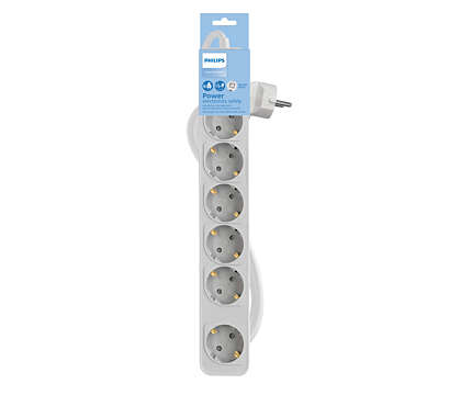 Philips CHP2164W/62 power distribution unit (PDU) 6 AC outlet(s) White – image 2