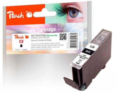 Peach 313914 ink cartridge 1 pc(s) Compatible Black