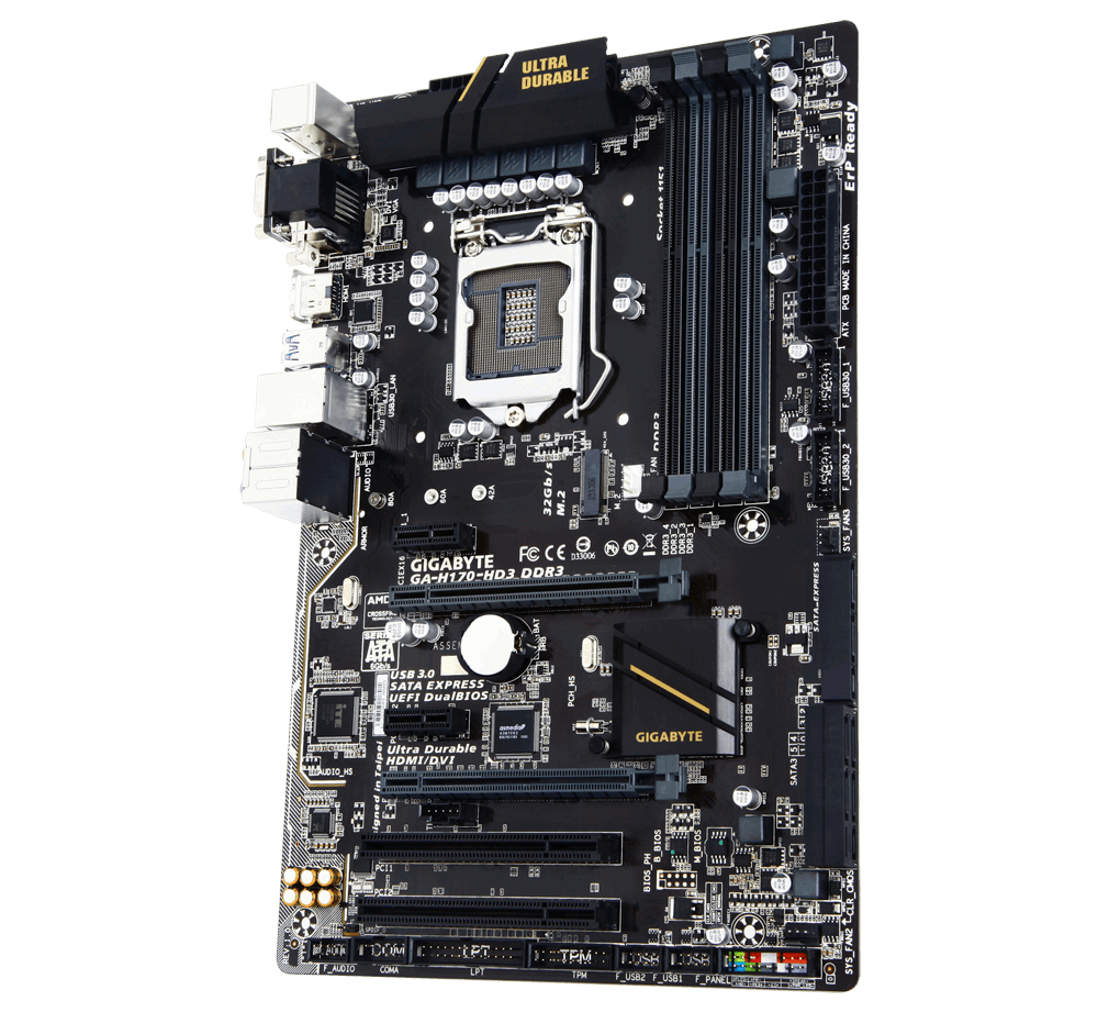 GIGABYTE GA-H170-HD3 DDR3 (rev. 1.0) – image 4
