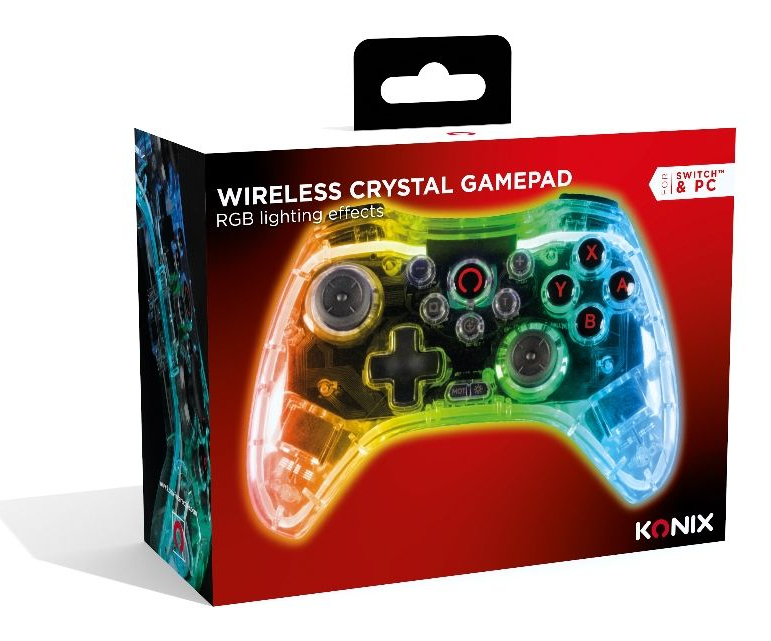 Konix Crystal Transparent USB Gamepad Analogue / Digital Nintendo Switch, PC – image 6