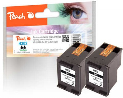 Peach 319611 ink cartridge 2 pc(s) Compatible Standard Yield Black