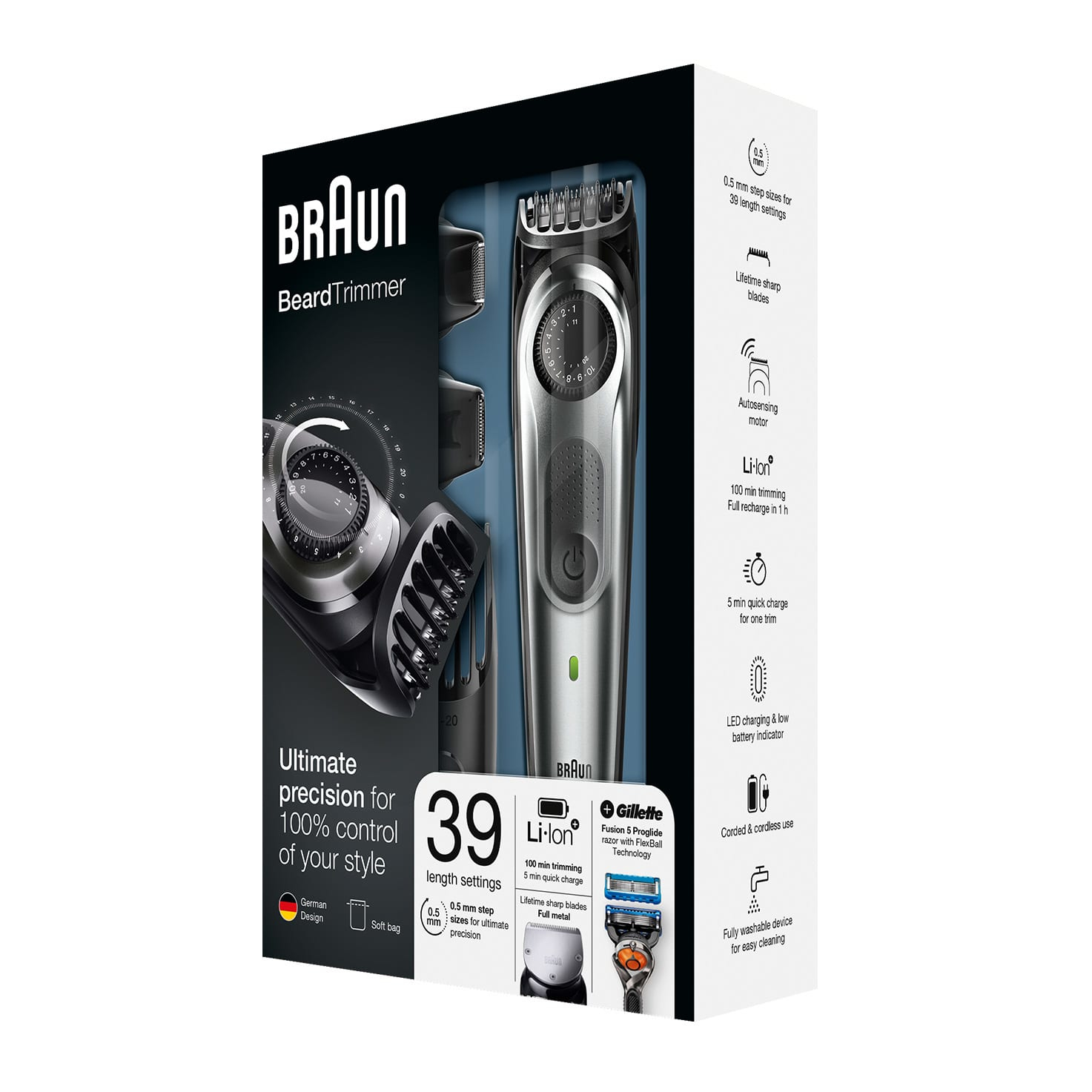 Braun 4210201216902 beard trimmer AC/Battery 39 – image 2