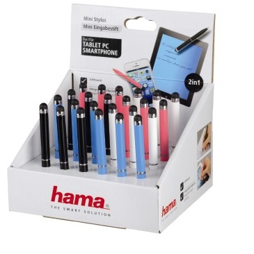 Hama Mini stylus pen Black, Blue, Pink, White