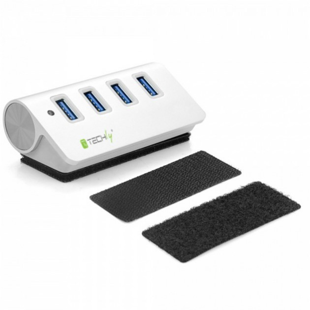 Techly USB 3.0 Super Speed Hub 4 Port A Female Aluminum IUSB3-TLY430 – image 8