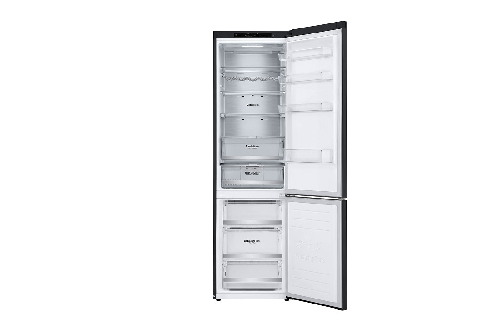 LG GBB92MCB1P fridge-freezer Freestanding – image 2