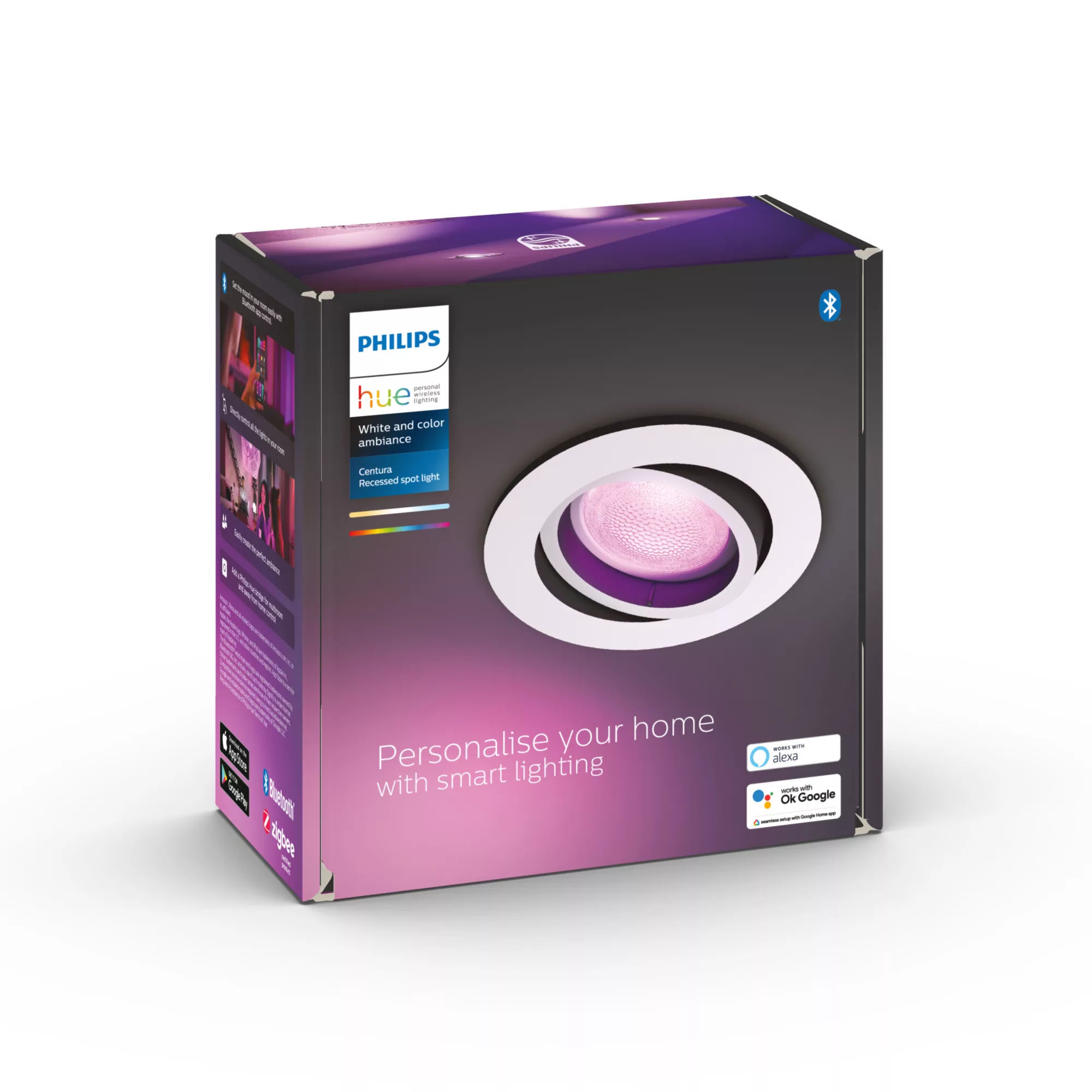Philips by Signify Philips Hue White and colour ambience Centura recessed spotlight – image 2