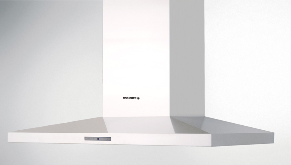 Rosieres RHP97000LRB cooker hood Wall-mounted White 608 m³/h