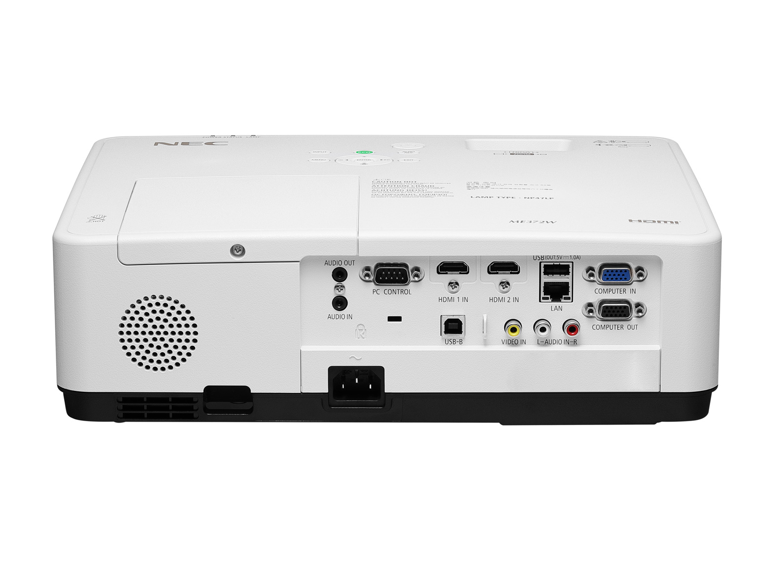 NEC ME372W Standard throw projector 3700 ANSI lumens 3LCD WXGA (1280x800) White – image 5