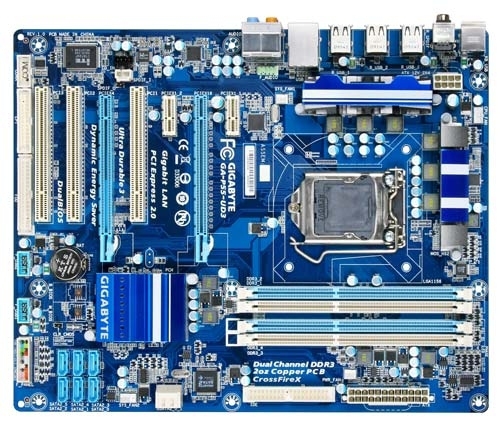 GIGABYTE P55-UD3 Intel® P55 LGA 1156 (Socket H) ATX