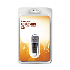 Integral 4GB Xpression Music USB Flash Drive – image 2