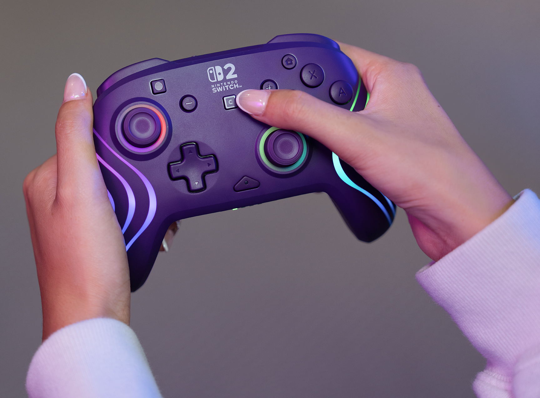 Turtle Beach Afterglow Wave Purple Wireless RGB Gaming Controller. Officially Licensed for Nintendo Switch 2 – image 9