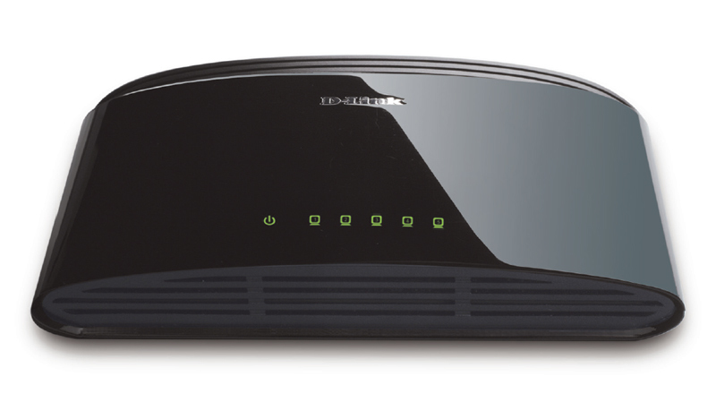 D-Link DES-1005D/RU network switch Unmanaged Fast Ethernet (10/100) Black