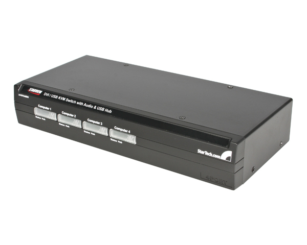 StarTech.com 4-Port DVI+USB KVM Switch