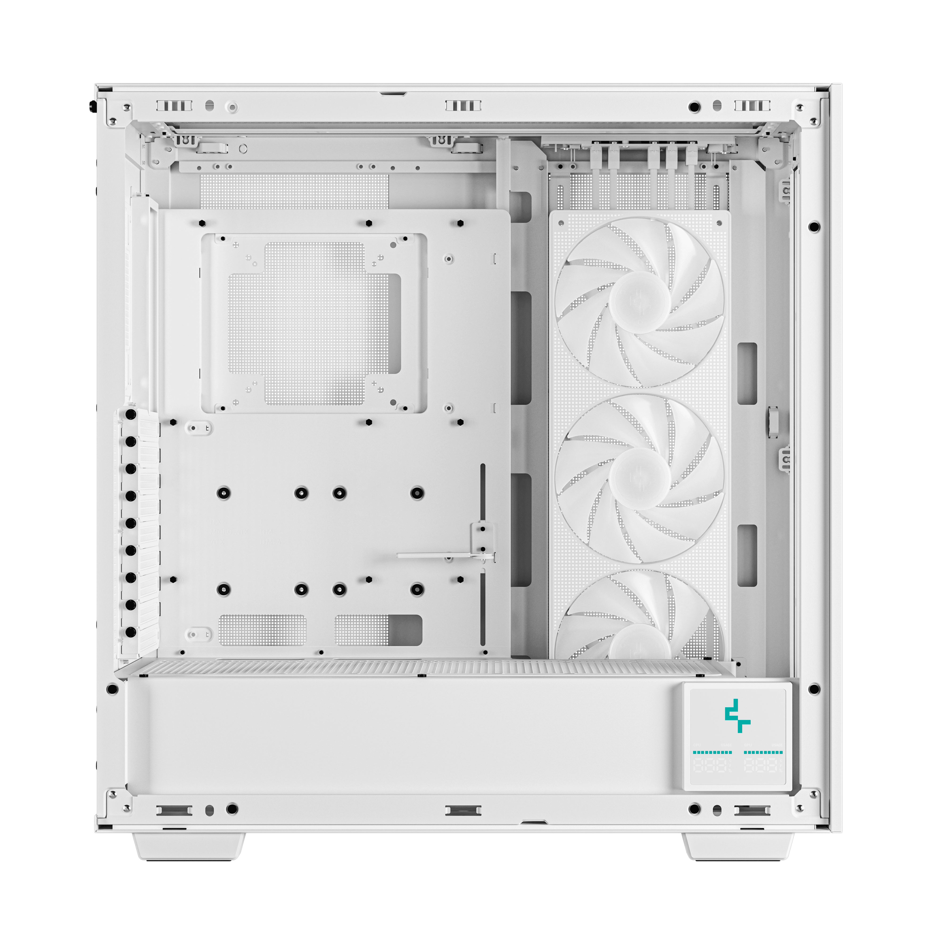 Gabinete Gamer DeepCool Morpheus - Torre - Mini-ITX/M-ATX/ATX/E-ATX - 1 Ventilador - Panel Lateral - Blanco - R-MORPHEUS-WHAPA1-A-1
