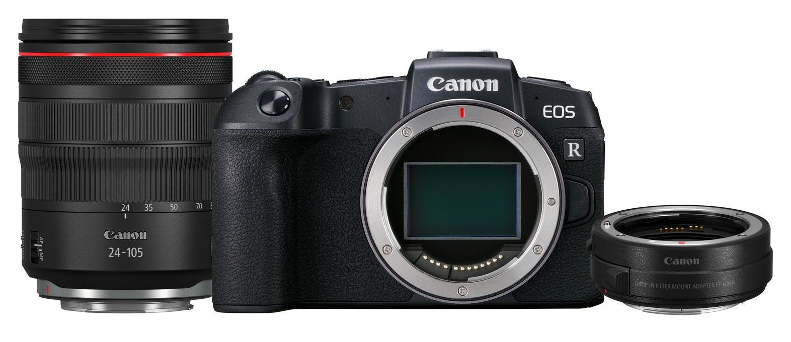 Canon EOS RP Body + RF 24-105mm f/4L IS USM lens + Mount Adapter EF-EOS R – image 1
