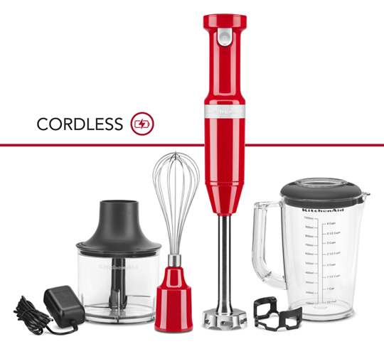 KitchenAid KHBBV83PA blender Immersion blender Red – image 2