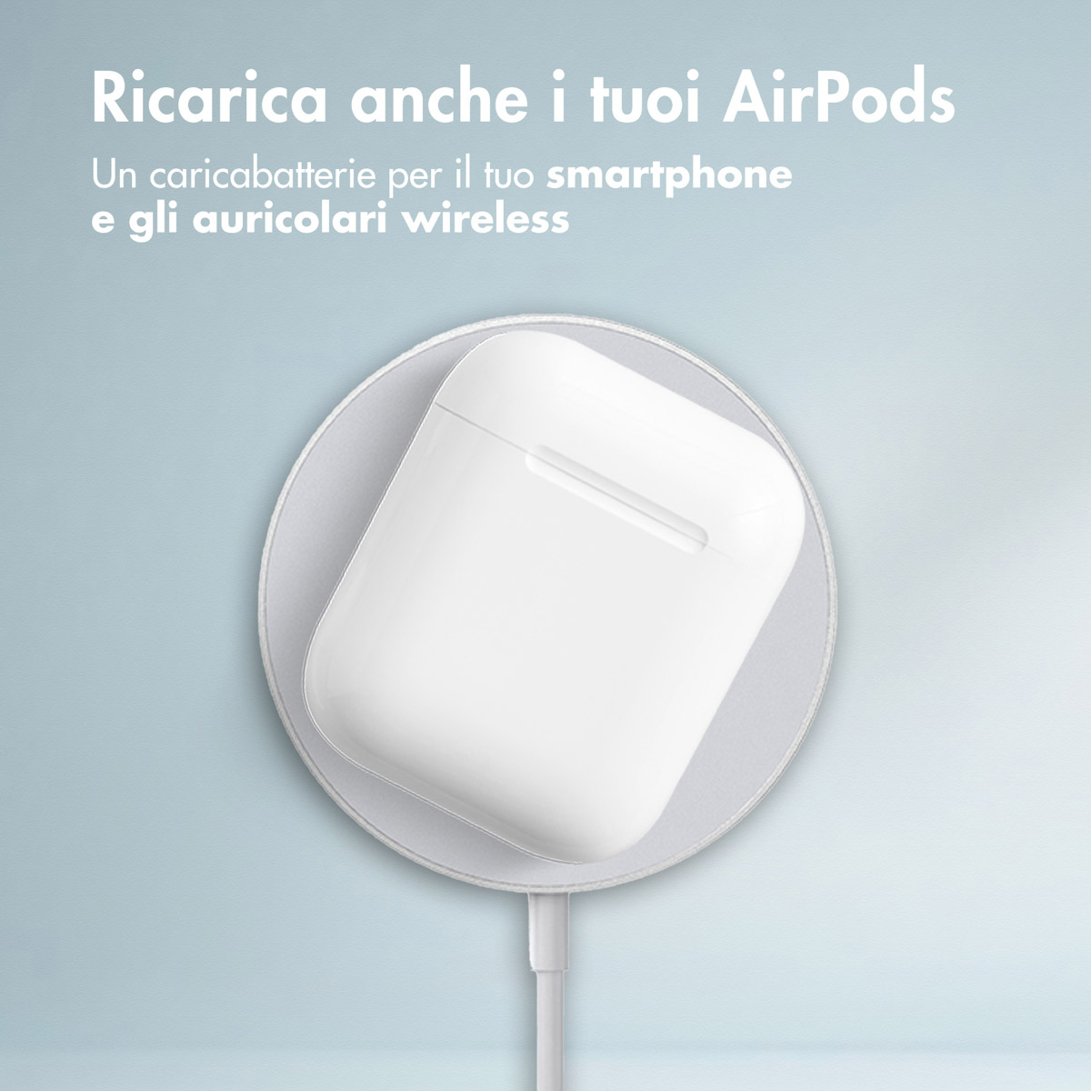 Accezz SH00074079 mobile device charger Headphones, Smartphone, Smartwatch, Tablet White USB Wireless charging Fast charging Indoor – image 5