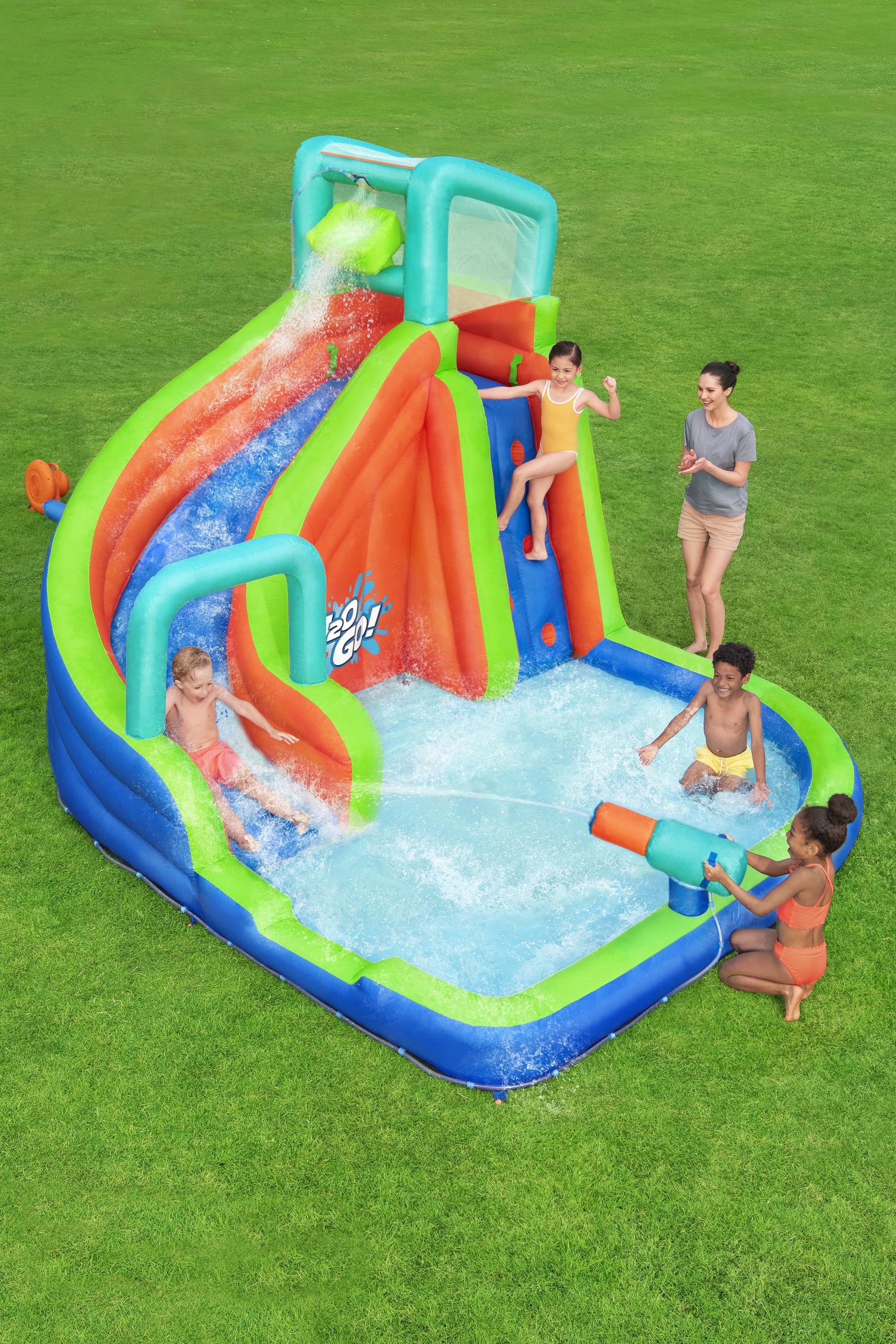 Resim H2OGO! Turbo Splash Çocuk Şişme Mega Su Parkı 2,7 m