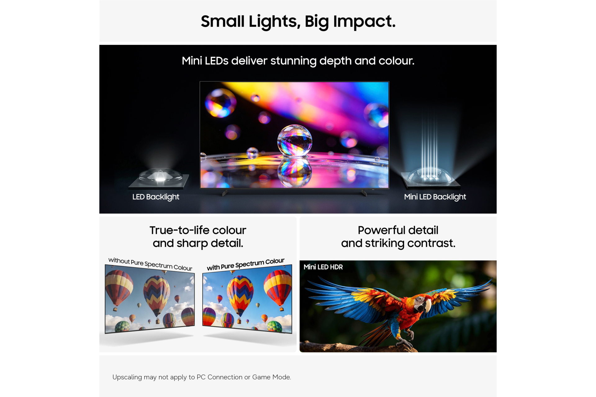 Samsung 65" Mini LED M72H 4K Vision AI Smart TV (2026) – image 2