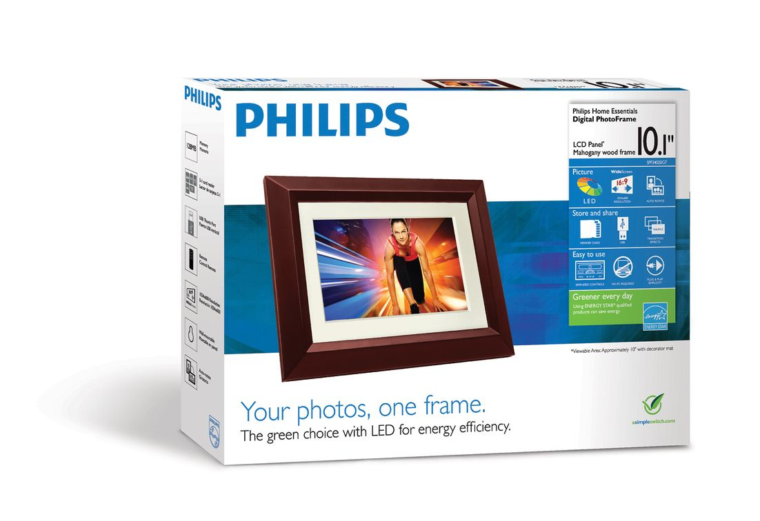 Philips Home Essentials Digital PhotoFrame SPF3402S/G7 – image 2