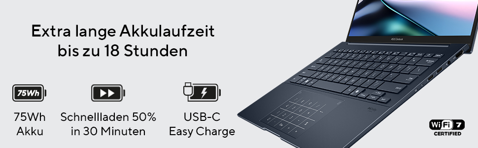 ASUS Zenbook   14         U7-255H 16 1TB    UX3405CA-QL1496W W11H