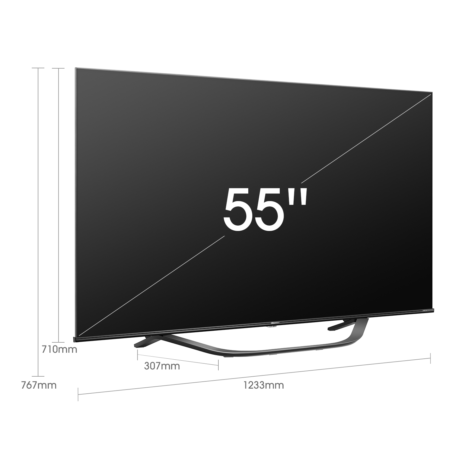 Hisense 55U70HQ TV 139.7 cm (55") 4K Ultra HD Smart TV Wi-Fi Black, Grey 400 cd/m² – image 7