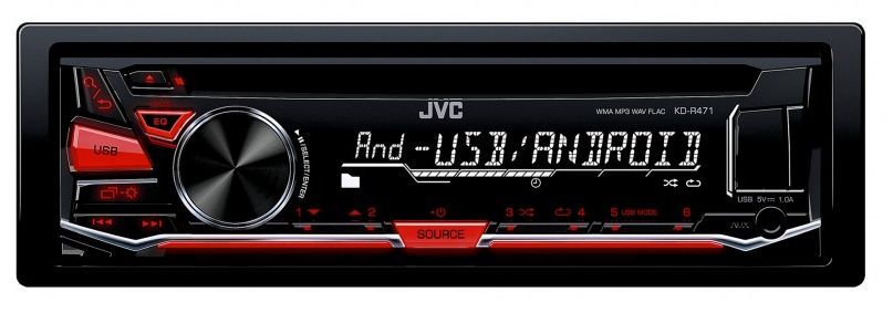 JVC KD-R471E car media receiver Black – image 1