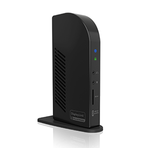 ICY BOX DisplayLink Hybrid DockingStation 12 in 1 Проводная USB 3.2 Gen 1 (3.1 Gen 1) Type-C Черный
