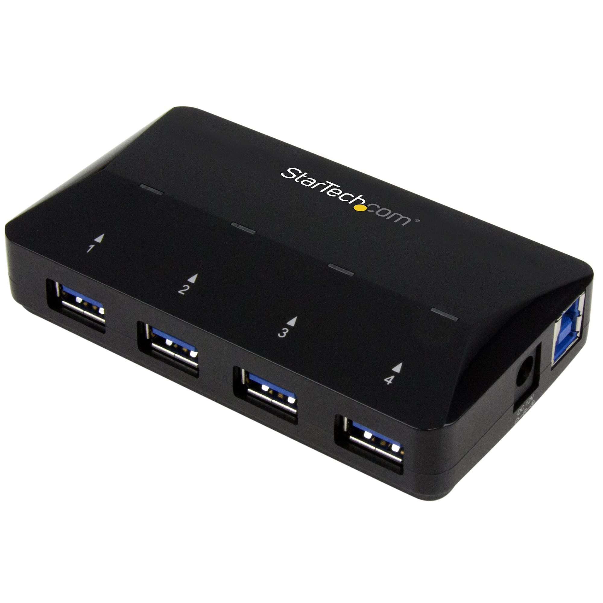StarTech.com 4-Port USB 3.2 Gen 1 Hub 5Gbps with 2.4A Charging ST53004U1C