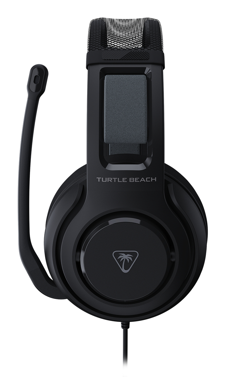 Turtle Beach Atlas 200 Noir PC Casque PC USB filaire w/ transducteurs Nanoclear de 50 mm et Waves 3D Audio pour PC